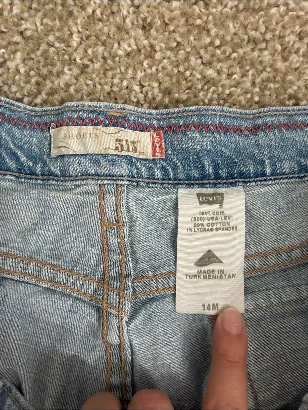 Levi's Light Blue Men's Denim Jean Shorts